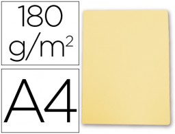 Subcarpeta cartulina Gio A4 amarillo pastel 180 g/m²
